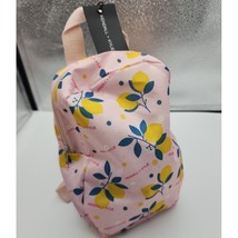 KENDALL + KYLIE Pink  Lemons NYLON MINI BACKPACK PURSE Bag NEW WITH TAGS - $12.87