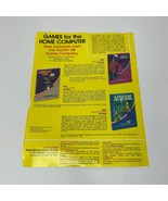 Games for Home Computer Avalon Hill Print Ad 1980&#39;s Microcomputer U7194 - $18.73