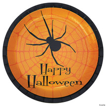 9 inch halloween party plates - $421.34 MXN