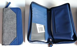 ORBEN Zip-Around Phone Wallet Clutch Blue/Gray - £6.29 GBP