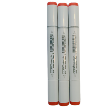 Copic Sketch Prawn R24 Pack of 3 Markers with Medium Broad and Super Bru... - $25.99