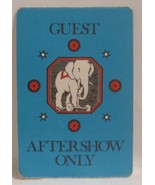 10,000 MANIACS / NATALIE MERCHANT - VINTAGE ORIGINAL CLOTH BACKSTAGE PASS - $13.69 CAD