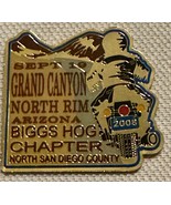 2008 Grand Canyon North Rim Arizona Pin – Biggs HOG Chapter San Diego - $18.46 CAD