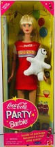 1998 Coca-Cola Party Barbie Doll Special Edition Mattel #22964 New in Box - $14.80