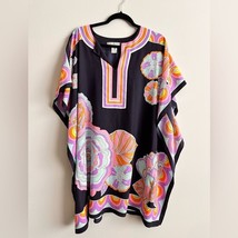Trina Turk Dress Kaftan Cover Up Short Kimono Lightweight Swim Beach Retro - $883.12 MXN