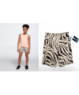 new DSG girl&#39;s BIKE SHORTS sz M (8-10years) Compression Zebra Print Bike... - $311.17 MXN