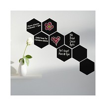 Tesselating Hexagons Chalkboard Wall Decal - 14&quot; tall x 34&quot; wide - $28.00