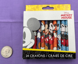 Disney Mickey Mouse 24-Piece Crayon Set - Colorful Adventures with Mickey! - £11.64 GBP