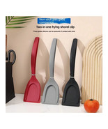 2 in 1 Egg Flipper Tongs Heat Resistant Nylon Frying Pan Tool with Silic... - €4,26 EUR+