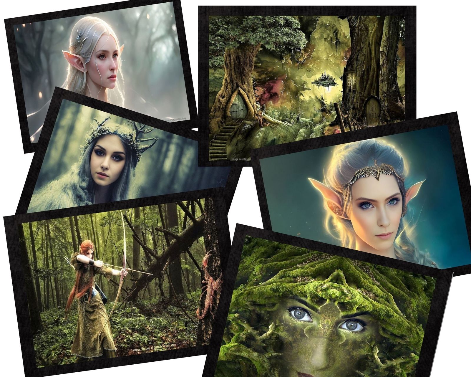Elf Calendar 2025 Elves Calendar Forest Elf Elves Pictures Elven Magic Artwork Calendars