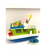 Vintage 1972 Fisher-Price Little People Play Family Houseboat #985 w Peo... - $76.13 CAD
