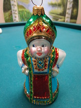 Russian lady Chritsmas ornament, 6&quot; tall[xmas*a5] - £27.63 GBP