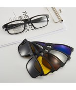 6 In 1 Unisex Optical Magnetic Polaroid Sunglasses with 5Different color... - £10.48 GBP