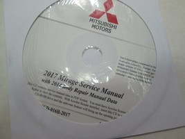 2017 MITSUBISHI Mirage Service Shop Repair Workshop Manual CD - £197.34 GBP