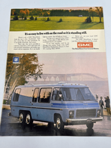 Vintage Rare GMC Camper RV Recreational Vehicle Original Magazine Print Ad - $12.85