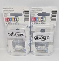 Lot of 2 Pack Dr. Brown's Level 1 Silicone Nipple -2 Pack, 4 Total 0m+ image 2