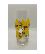 BANCROFT 1979 &quot;When Life Gives You Lemons&quot; Glass - Tumbler - 6.5&quot; Tall -... - $11.88