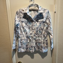 Vintage National Since 1952 Jacket Women’s SZ PS Floral Butterflies Pock... - $518.96 MXN