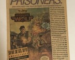 1989 Taito Operation Wolf Video Game Vintage Print Ad pa22 - $5.93