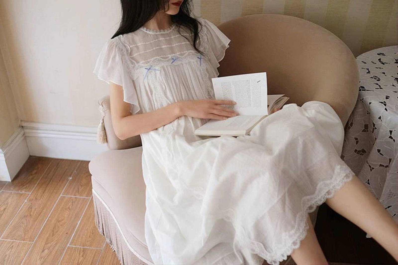 Vintage Victorian nightgown| Chemise Vintage nightgown| Plus Size Nightgowns| vi