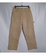 Maeve By Anthropologie Pants Womens 32 Light Olive Canvas Cropped Utilit... - $29.60