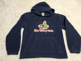 Disney Disneyland Resort Embroidered Fleece Hoodie Sweatshirt Youth XL Adult S - $7.87