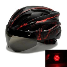 NEW Cycling Helmet Bike Man Women LED Light Helmet Road Mountain Bike Helmet Len - £91.52 GBP