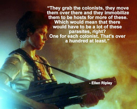 Aliens Ellen Ripley Movie Quote They Grab The Colonists Photo 8X10 - £6.36 GBP