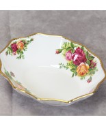 Royal Albert Old Country Roses Trinket Nut Dish Gold Trim 4.6 x 5.75 x 1... - $19.59