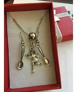 Waitress, Necklace, SS chain,Spoon Earrings   W-S - $525.21 MXN