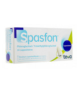 SPASFON SUPPOSITORIES, Pack of 10 - EXP:2027 - - $428.19 MXN