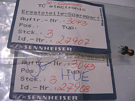 Qty 2 Sennheiser Transformers 27907 and 27908 Replacement Parts - NOS - £13.45 GBP