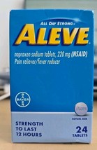 ALEVE Pain Relief Naproxen Sodium  220 mg, 24 Tablets   Exp 03/2026 - €8,55 EUR