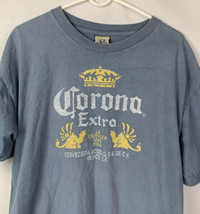 Vintage Liquid Blue T Shirt Corona Beer Single Stitch Promo Tee Mens XL USA 90s - £23.53 GBP