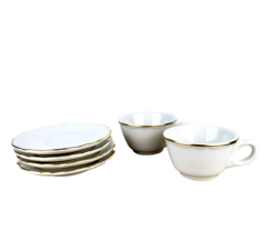 Buffalo China Set of Two Cups &amp; Four Saucers - £25.69 GBP