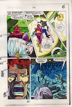 1984 Captain America 295 page 6 Marvel original color guide art: Baron Zemo/80&#39;s - $30.72