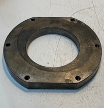 6-Hole Steel Flange 5392-11 | 7-3/16&quot; L 6-7/16&quot; W 101mm Bore 19mm Thick - £38.67 GBP