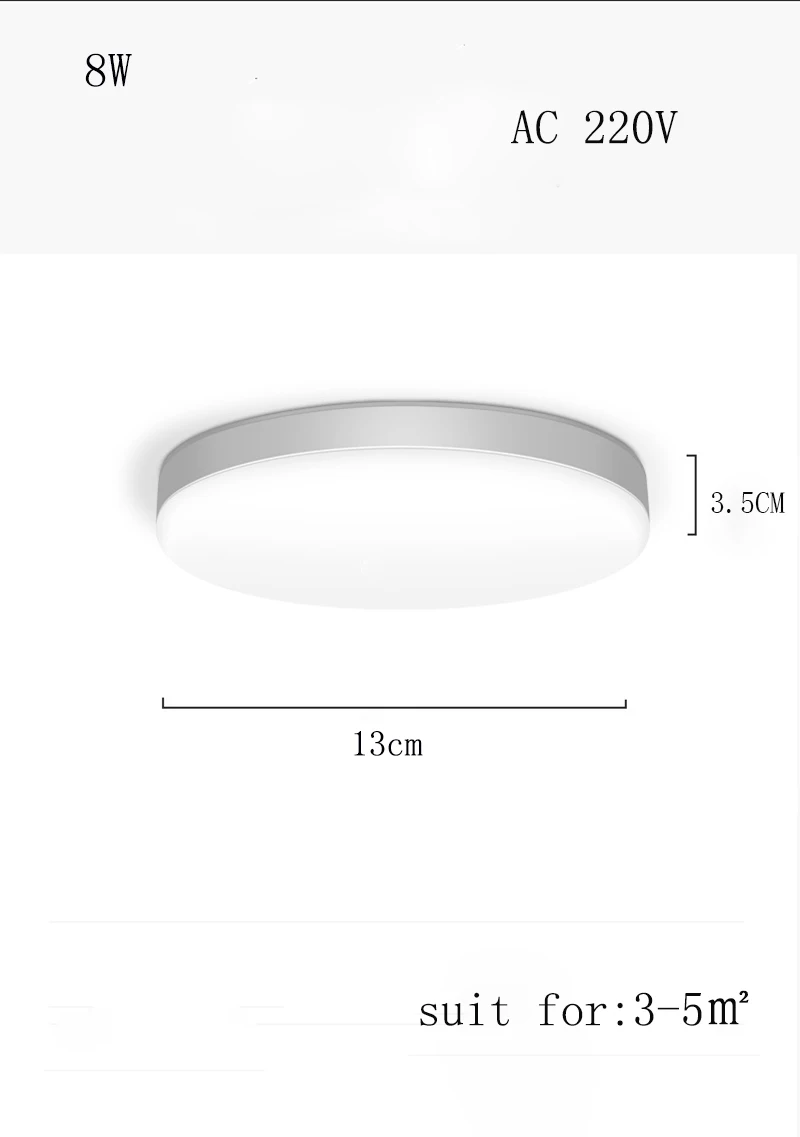 PIR Motion Sensor  LED Ceiling Chandelier 32W 16W 8W Induction Led Ceiling Lamp  - £151.89 GBP