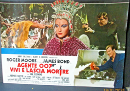Roger Moore As James Bond 007 (Live And Let Die) Rare Ver 1973.MOVIE Poster # 3 - £175.60 GBP