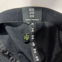 Under Armour Golf Men's L/XL Back Fitted Black Baseball Cap Hat image 3