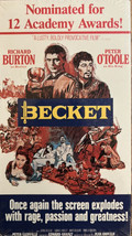 Becket (VHS. 1989) Richard Burton Peter O&#39;Toole Like New - £8.29 GBP