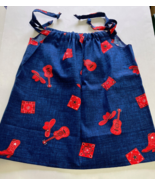 Handcrafted pillow case style vintage fabric country western dress - €17,00 EUR