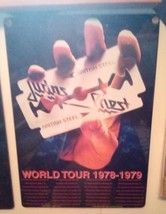 JUDAS PRIEST British Steel World Tour 1978-1979 Metal Sign - £18.07 GBP