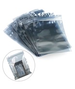 Esd Bag 50Pcs 10X15Cm/4X6Inch Silver Gray Premium Plastic Static-Free Re... - £15.70 GBP