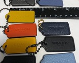 2.5 &quot;  COACH Bag Hang Tag / Key Chain / authentic  pick one - £14.42 GBP+