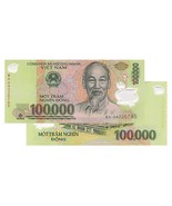 Vietnam 100,000 X 5 Banknotes (PCS) = 500,000 Dong Currency VND Banknote... - $791.74 MXN