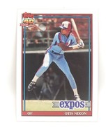 1991 Topps Baseball Card #558 - Otis Nixon - Montreal Expos - OF - £0.77 GBP