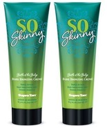 2x~SO SKINNY~BRONZER~DARK~BRONZING~CREME~INDOOR~TANNING BED LOTION~SUPRE... - €32,10 EUR