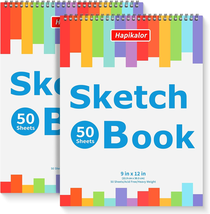 9" X 12" Sketch Book, 2-Pack 50 Sheets Spiral Bound Art Sketchbook, Acid... - $243.14 MXN 9" X 12" Sketch Book, 2-Pack 50 Sheets Spiral Bound Art Sketchbook, Acid... - $243.14 MXN