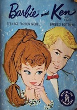 Vintage Original Barbie &amp; Ken Exclusive Fashions Booklet Book 1962 - £6.97 GBP